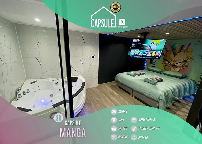 Capsule Manga - Jacuzzi - Billard - Nintendo Switch - Netflix